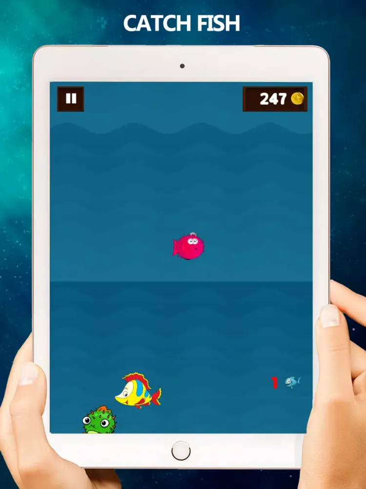 Ultimate FishingNinja Wild Catch Endless Game iPad  Screenshots