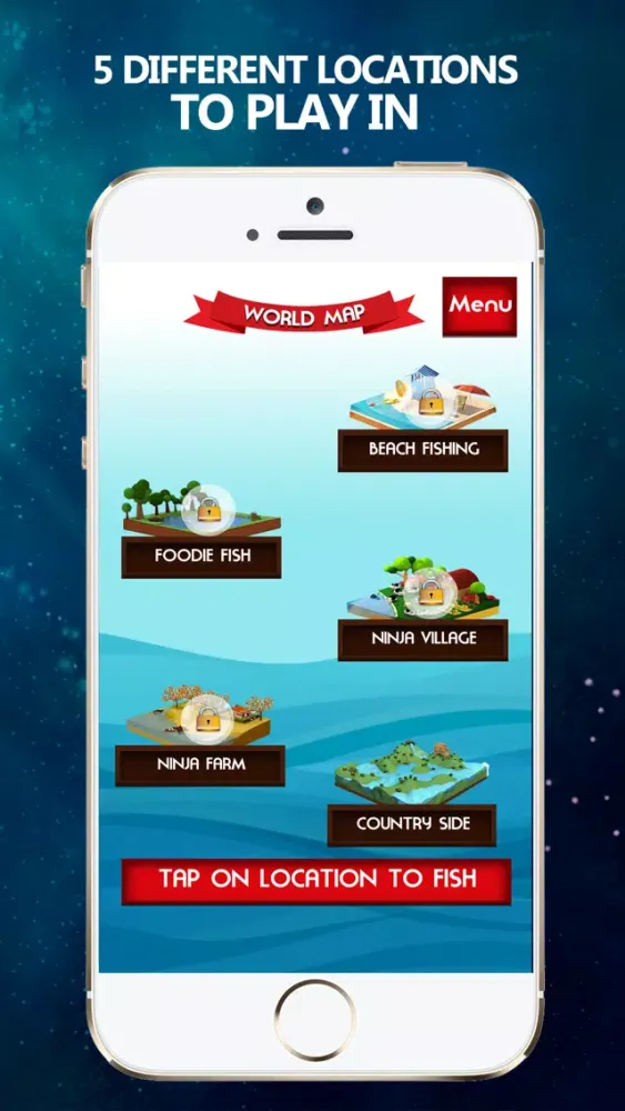 Ultimate FishingNinja Wild Catch Endless Game Screenshots