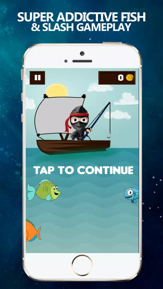 Ultimate FishingNinja Wild Catch Endless Game Screenshots