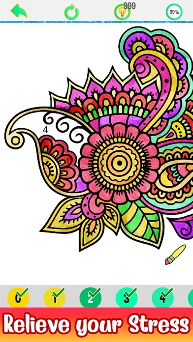 Tangkapan layar Oil Paint Art: Color By Number