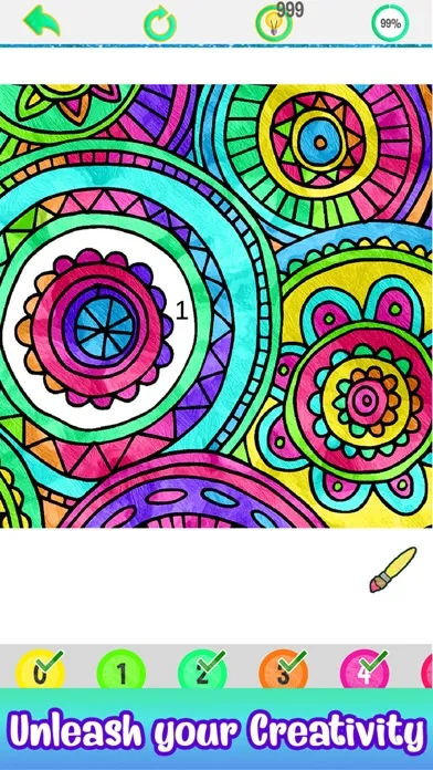 Tangkapan layar Oil Paint Art: Color By Number