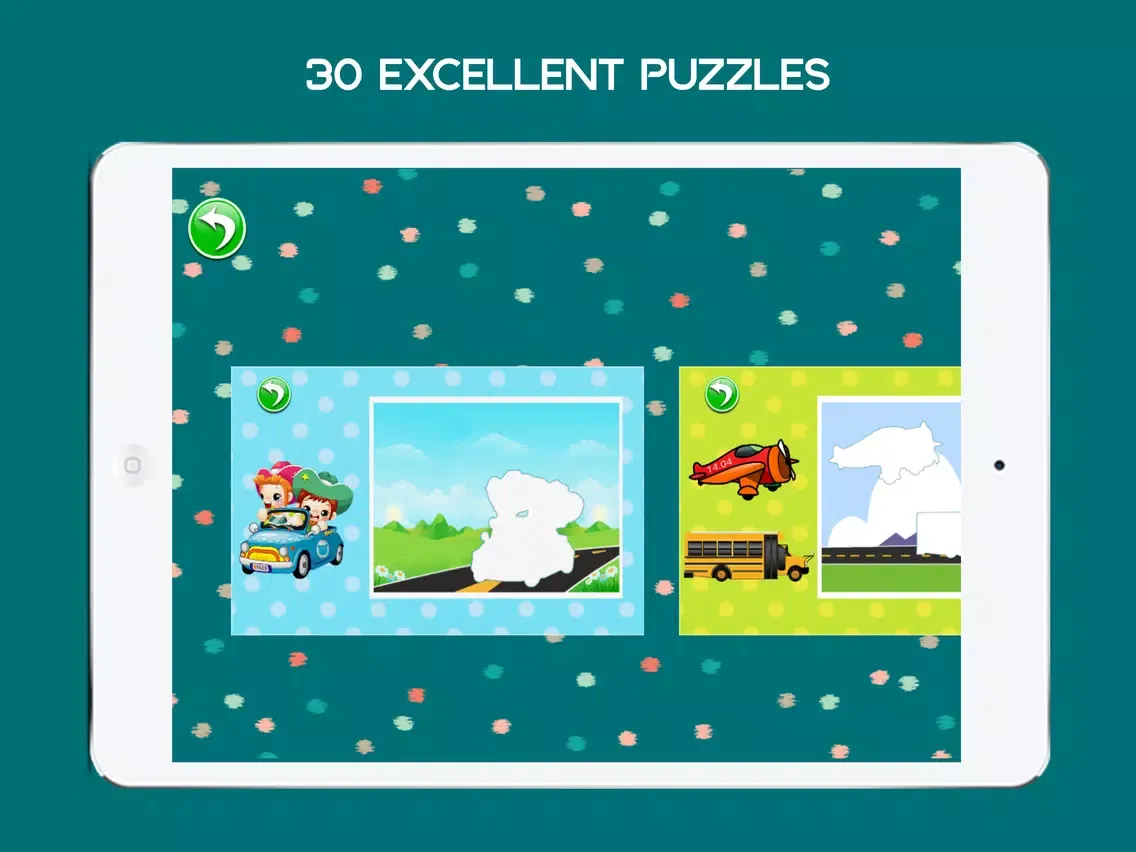 Tangkapan skrin Smart Alphabet Jigsaw Puzzle Game For Kids Fun iPad 