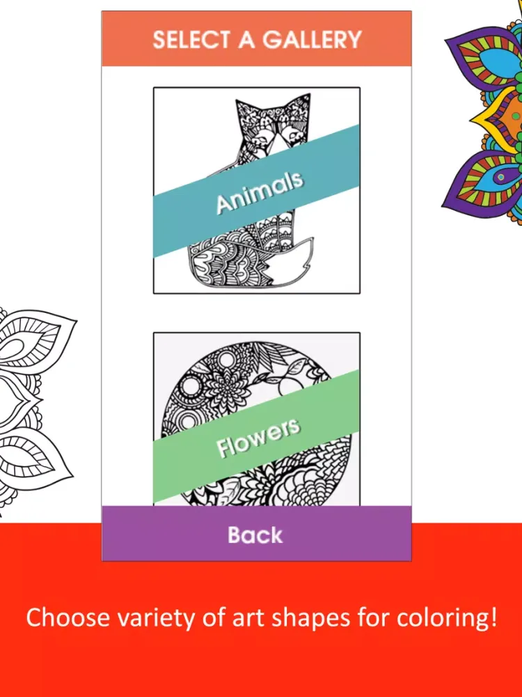 Zrzuty ekranu Colour Break -Adult coloring book for creative minds iPad 