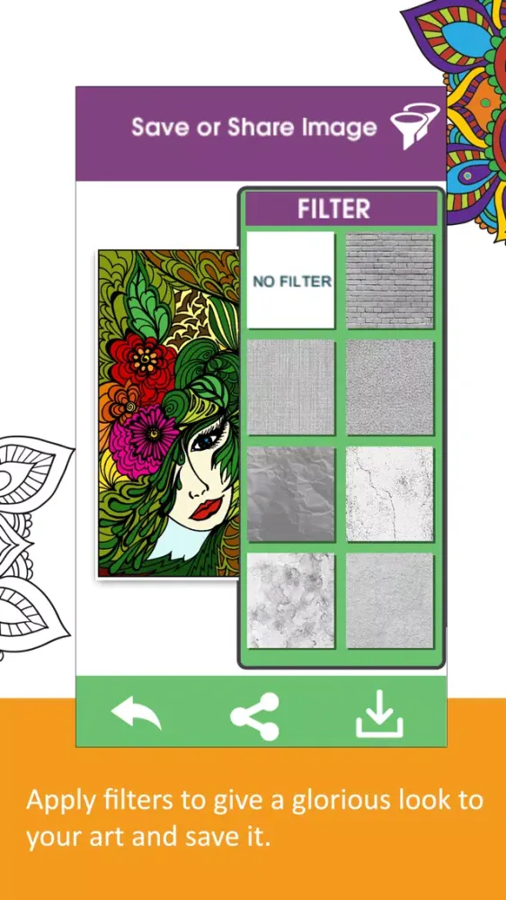 Zrzuty ekranu Colour Break -Adult coloring book for creative minds