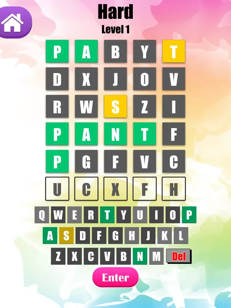 Tangkapan skrin Word Search Brain Puzzles iPad 