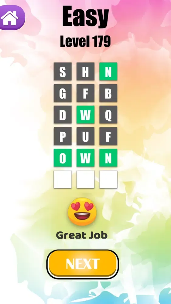 Tangkapan skrin Word Search Brain Puzzles