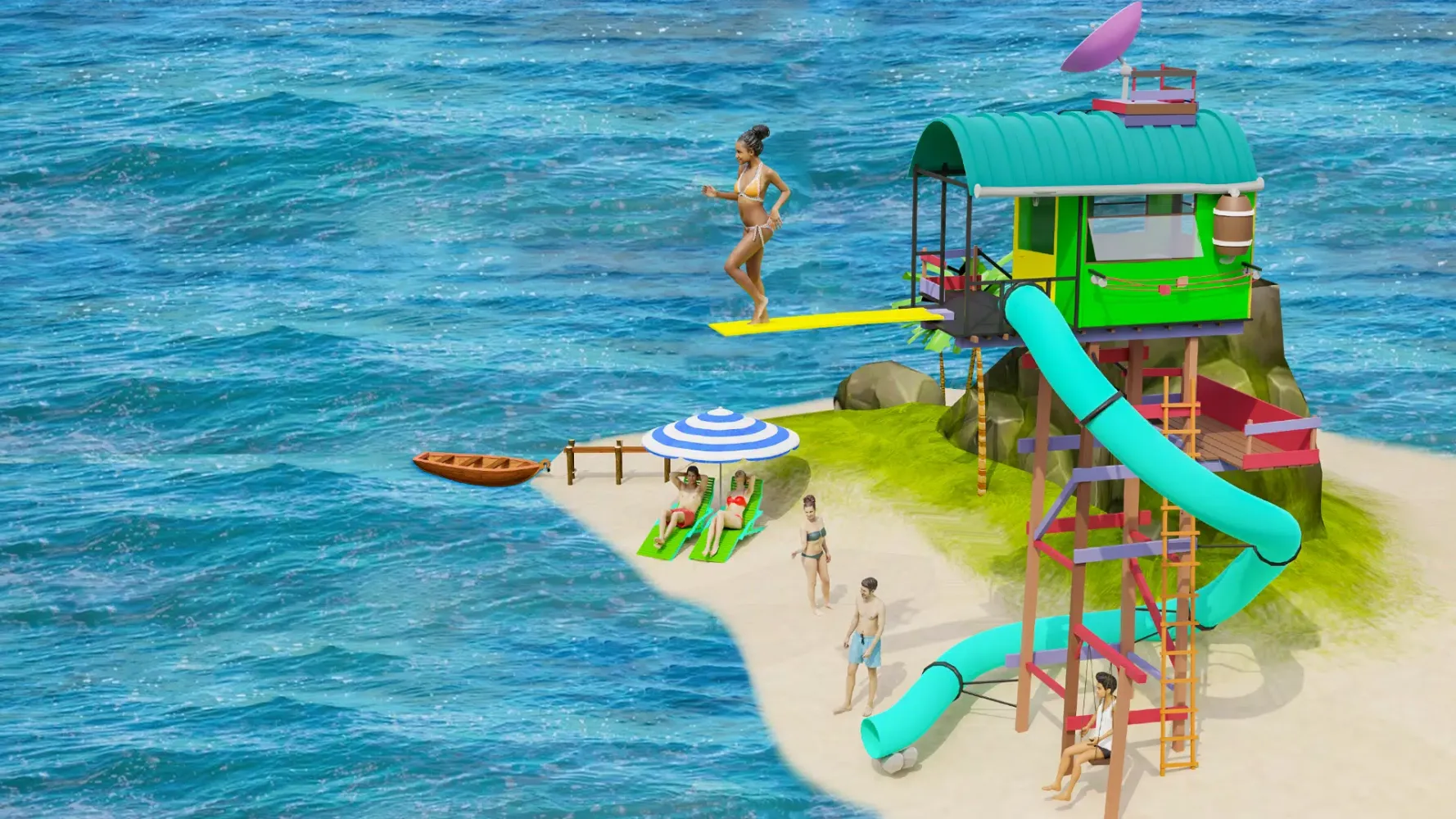 Tangkapan layar Flip Diving Master: Flip Games
