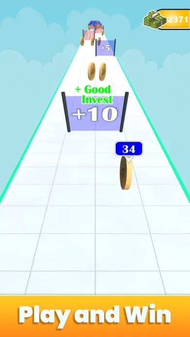 Crypto Rush 3D Coin Roll Race Screenshots