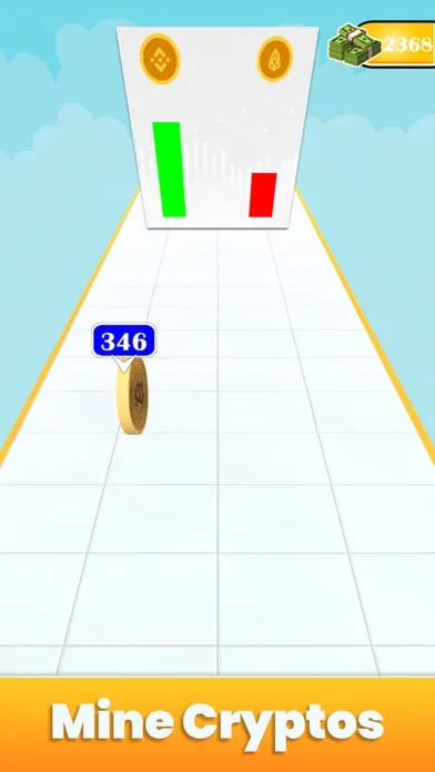 Crypto Rush 3D Coin Roll Race Screenshots