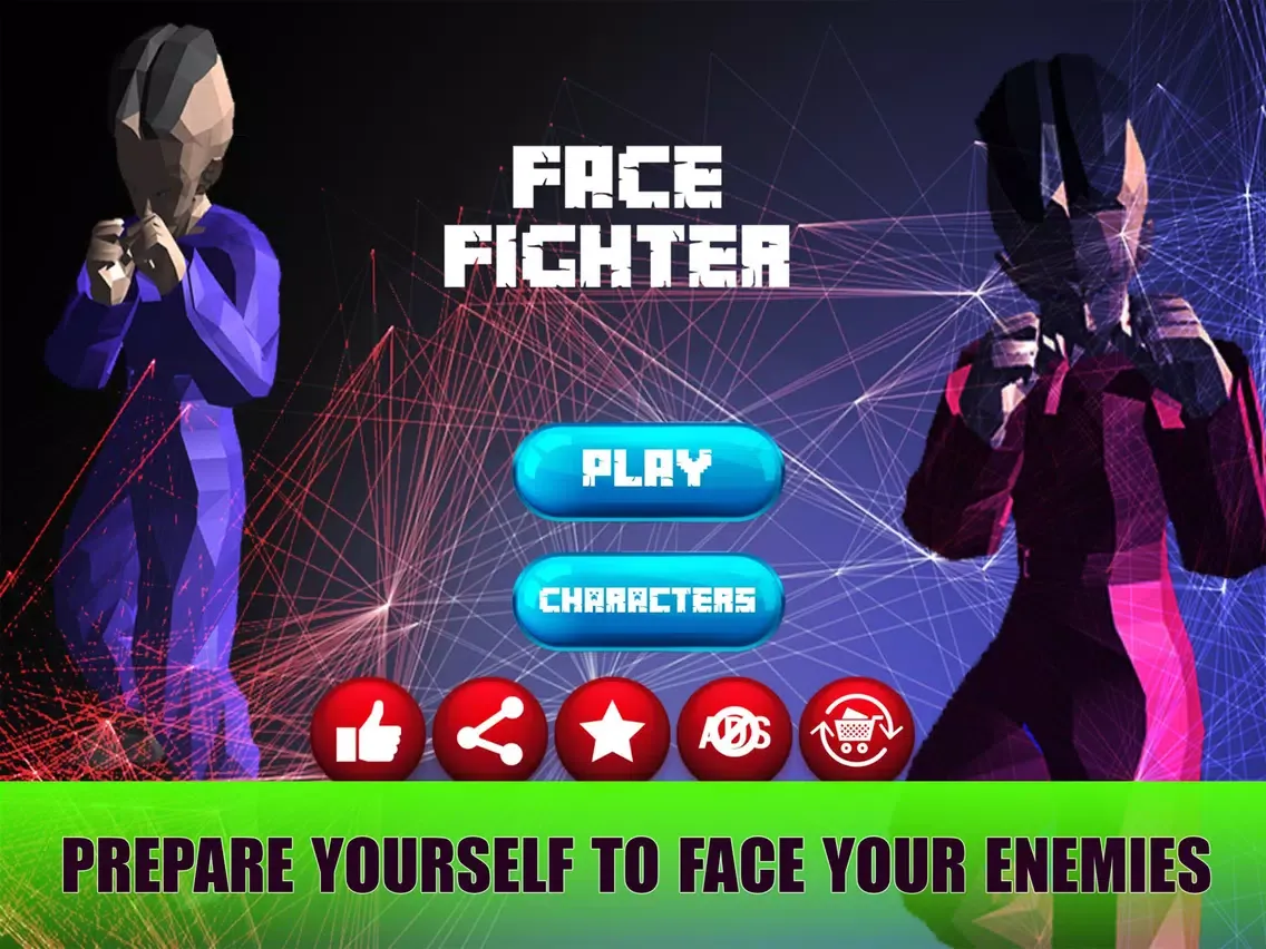 Face Fighter Physics-Classic Karate Face Kicker iPad Screenshots