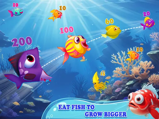 Capturas de pantalla de Fish Eat Fish Hunting Games iPad 