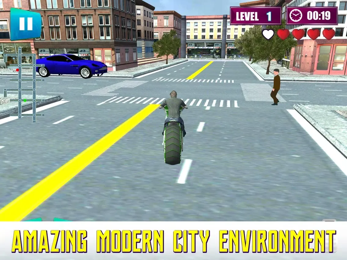 Zrzuty ekranu Futuristic Bike Racing Real 3D Parking Simulator iPad 