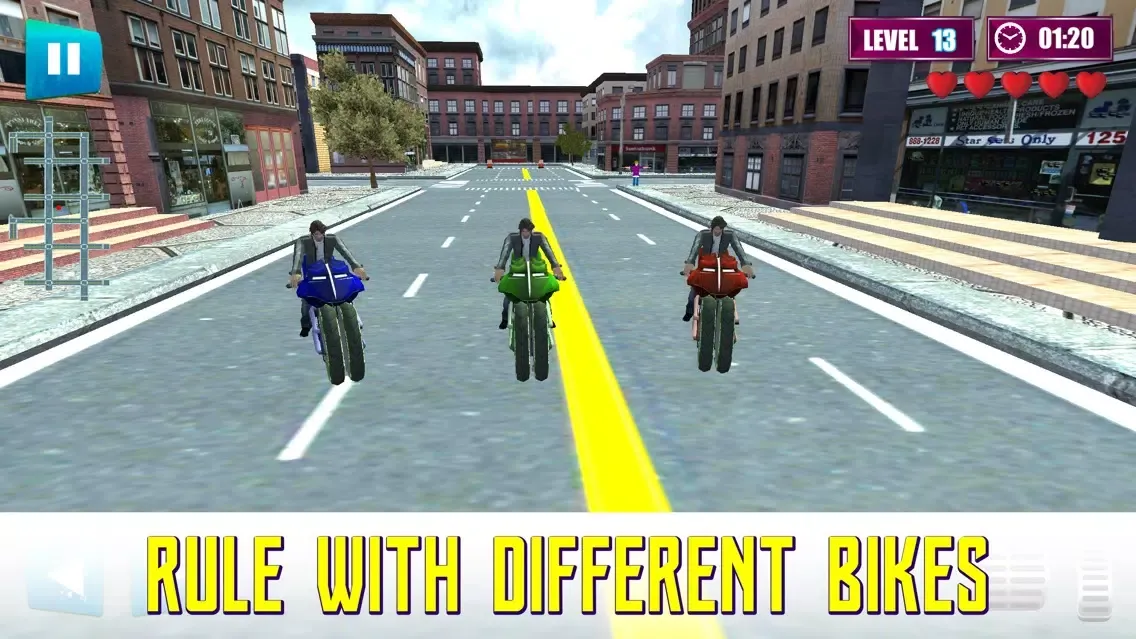Zrzuty ekranu Futuristic Bike Racing Real 3D Parking Simulator