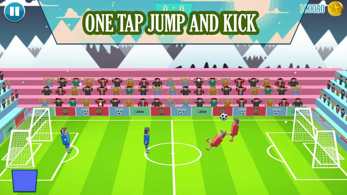 ภาพหน้าจอของ Soccer Physics 3D Cubic Block Party Football Sport