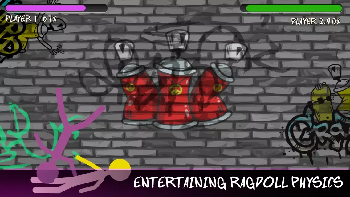 Tangkapan layar Stickman Street Fighting-Ragdoll Kungfu Warriors