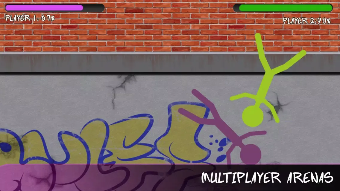 Tangkapan layar Stickman Street Fighting-Ragdoll Kungfu Warriors