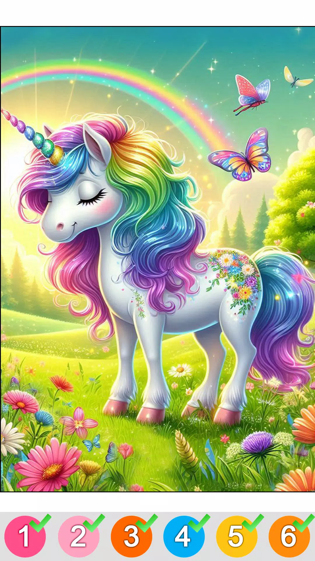 Unicorn Glitter Coloring Pages Apk Para Descargar Pgyer Apkhub