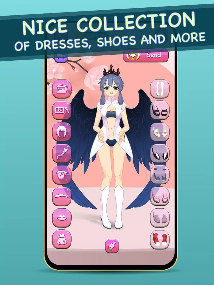 Ảnh chụp màn hình của Anime Dress Up