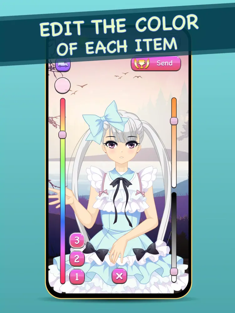 Ảnh chụp màn hình của Anime Dress Up