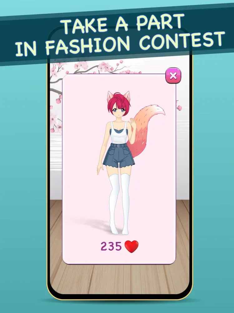 Ảnh chụp màn hình của Anime Dress Up