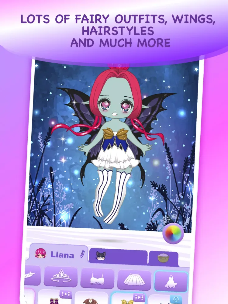 صور Fairy Dress Up Avatar Creator