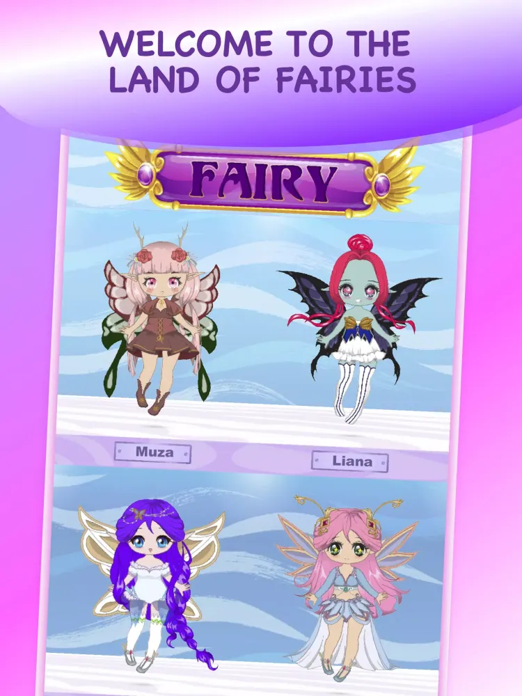 صور Fairy Dress Up Avatar Creator