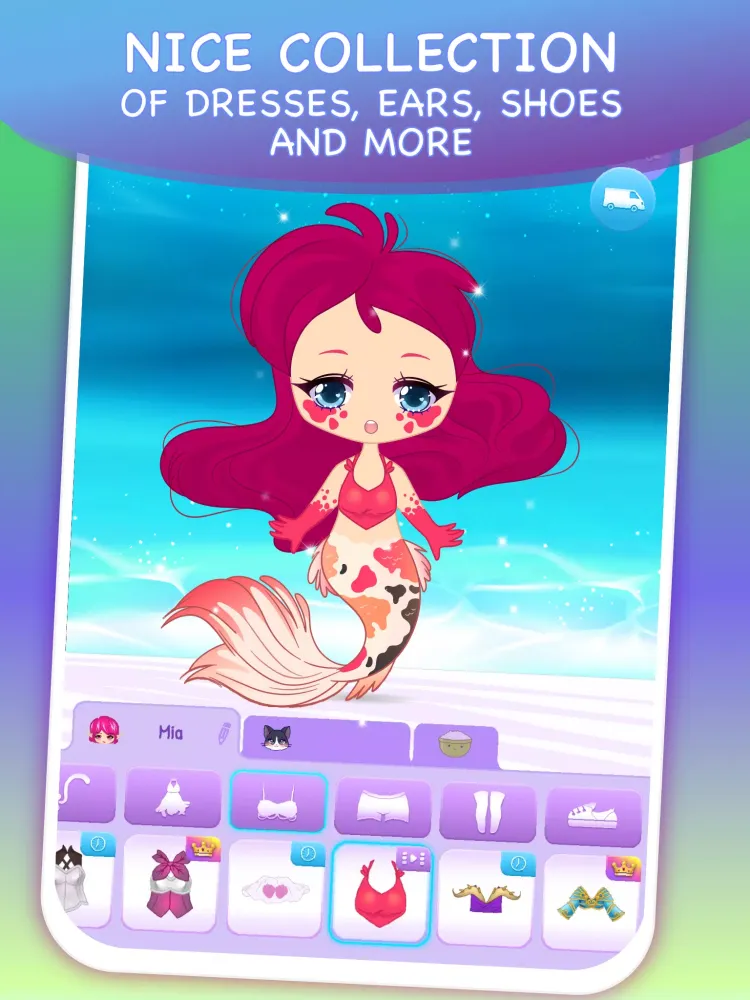 Tangkapan layar Fantasy Dress Up Avatar Maker