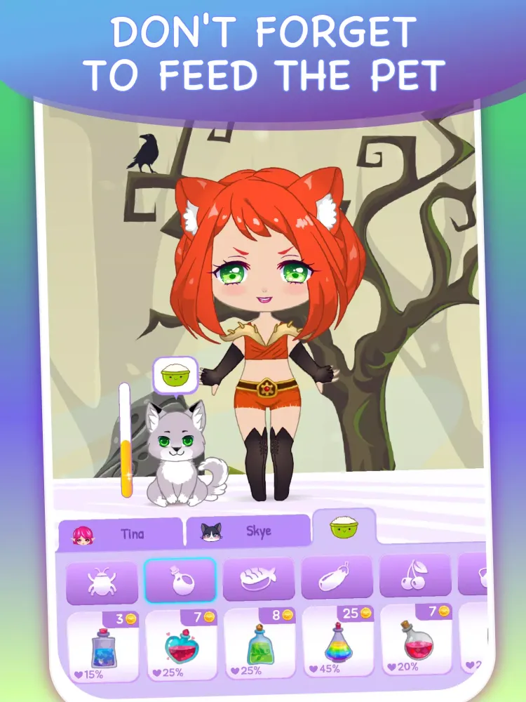 Tangkapan layar Fantasy Dress Up Avatar Maker