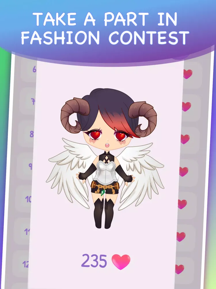 Tangkapan layar Fantasy Dress Up Avatar Maker