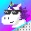 Pixel Unicorns Coloring Book