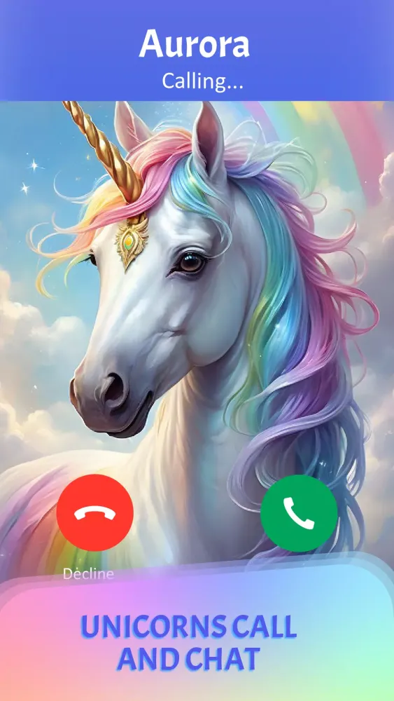 Unicorn Prank Call & Chat应用截图