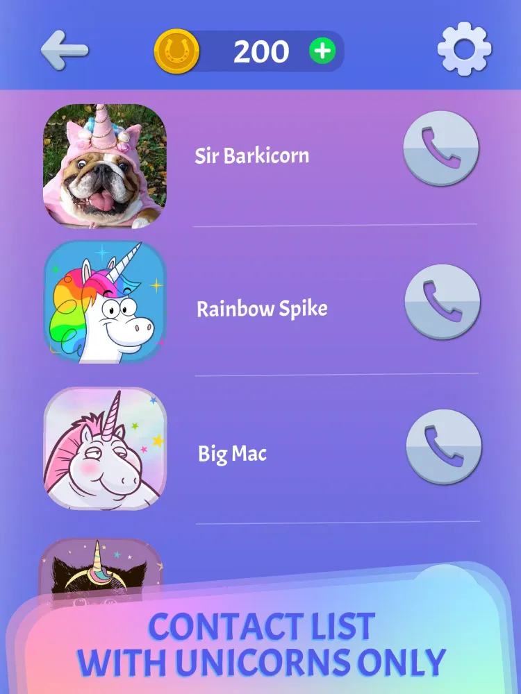 Unicorn Prank Call & Chat应用截图