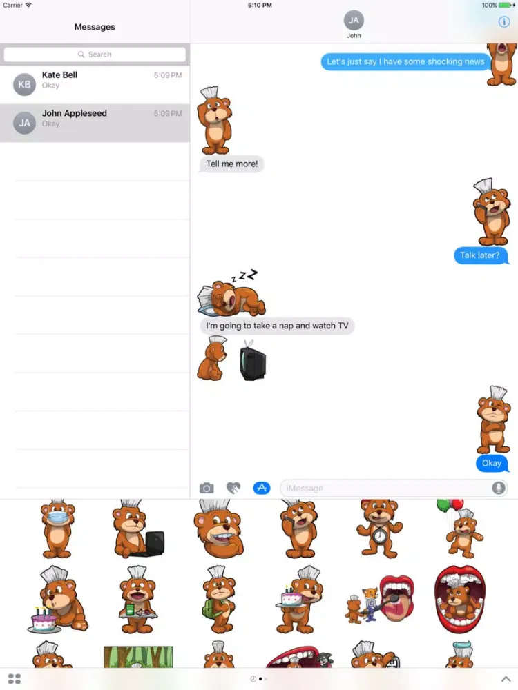 تصاویر Brushy Bear iPad 