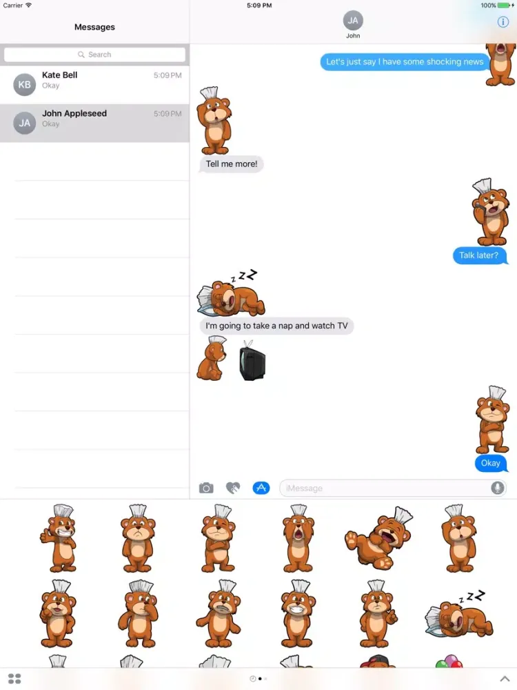 تصاویر Brushy Bear iPad 