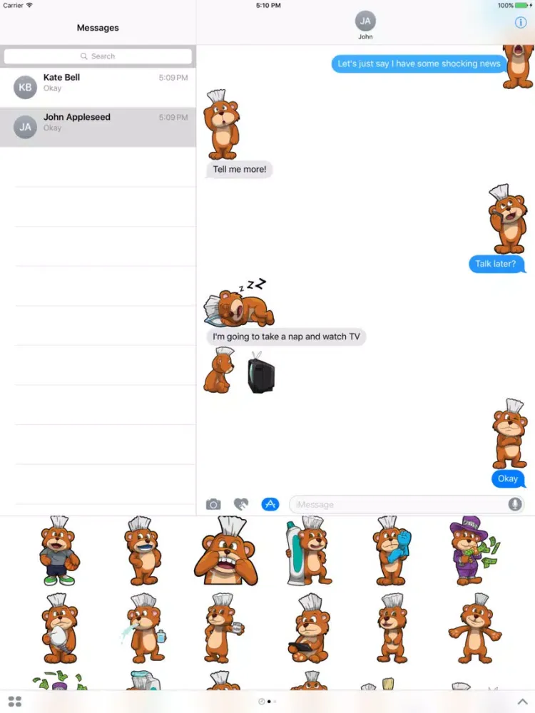 تصاویر Brushy Bear iPad 