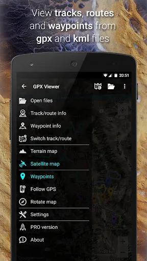 Captures d'écran de GPX Viewer