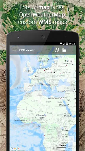 Captures d'écran de GPX Viewer