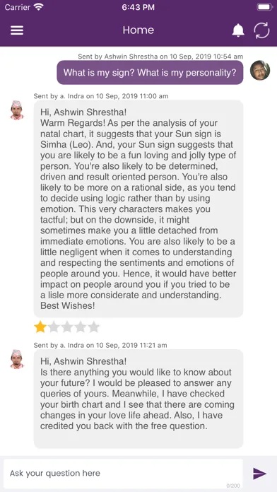 Hora Astrology and Horoscope 스크린샷