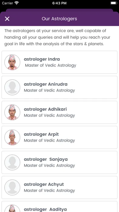 Hora Astrology and Horoscope 스크린샷