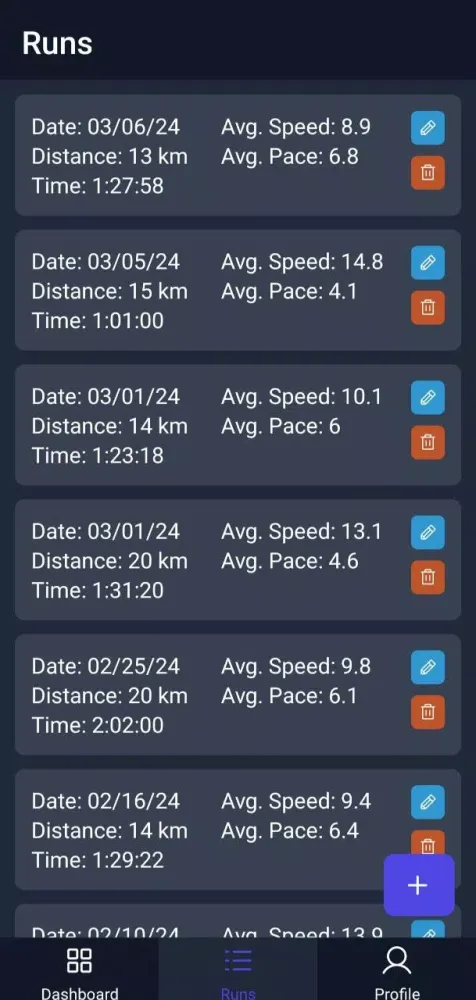 Capturas de pantalla de Running Time