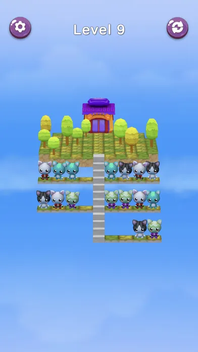 Cat Sort 3D- Sort the Cats Screenshots