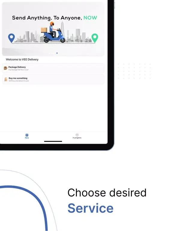 VEE Delivery Now iPad  سکرین شاٹس