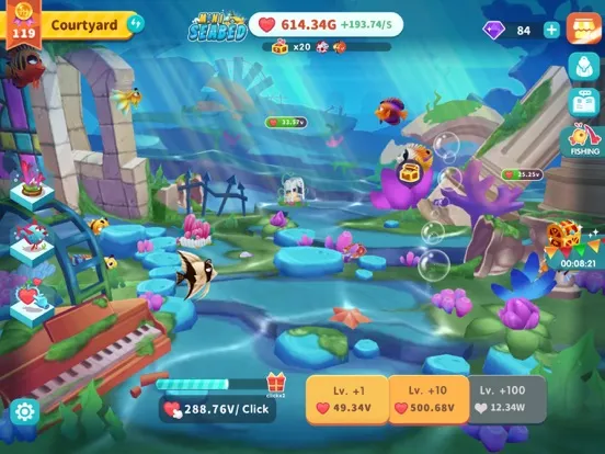 تصاویر Mini Seabed - 3D Idle Game iPad 