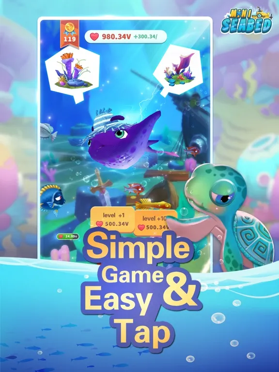 تصاویر Mini Seabed - 3D Idle Game iPad 