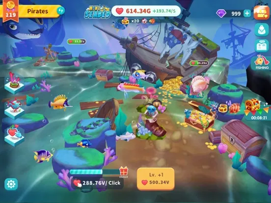 تصاویر Mini Seabed - 3D Idle Game iPad 