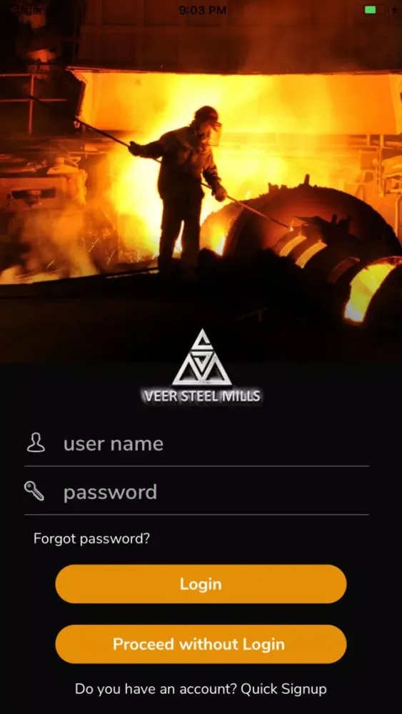 Capturas de pantalla de Veer Steel Mills