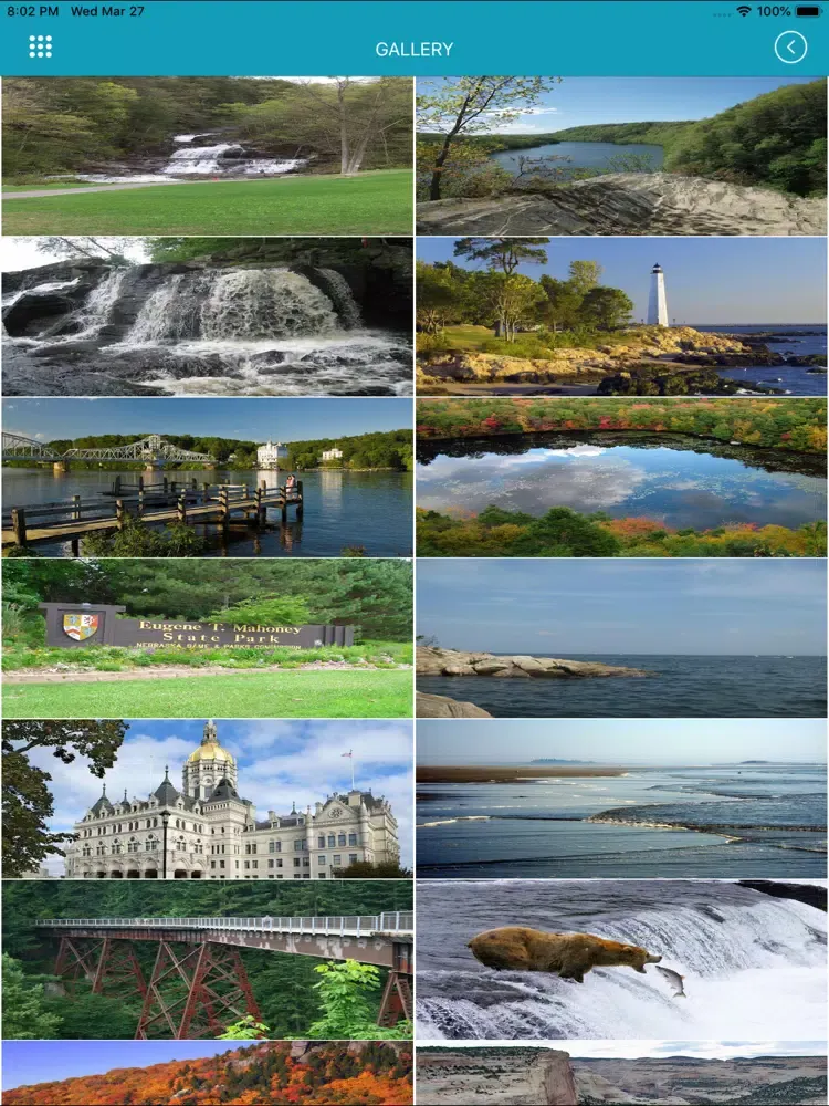 Connecticut State Park iPad  스크린샷