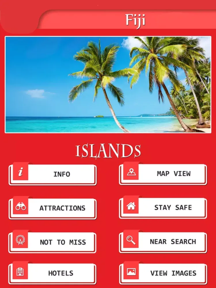 Fiji Island Tourism Guide iPad  스크린샷