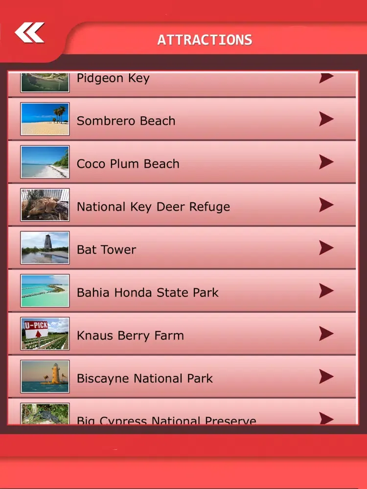 Florida Keys Island Tourism iPad 应用截图