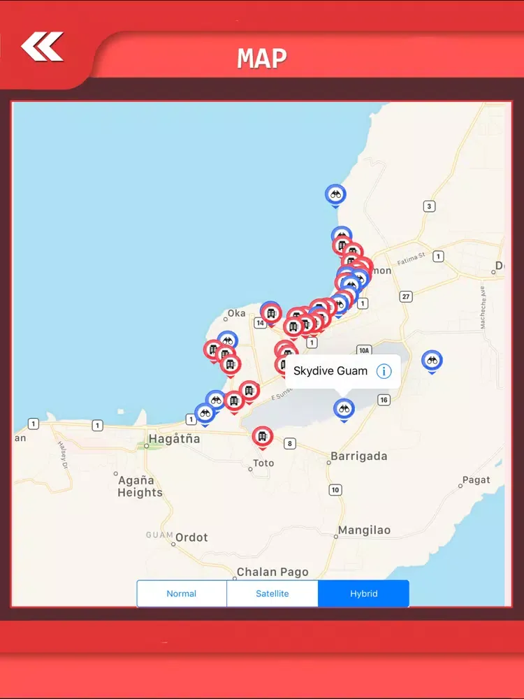 Guam Island Tourism - Guide iPad 應用截圖